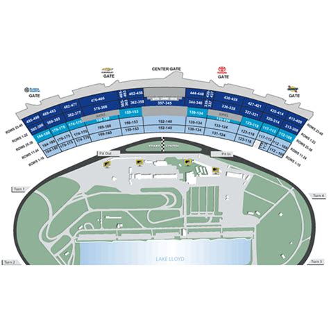 daytona 500 2023 seating chart.